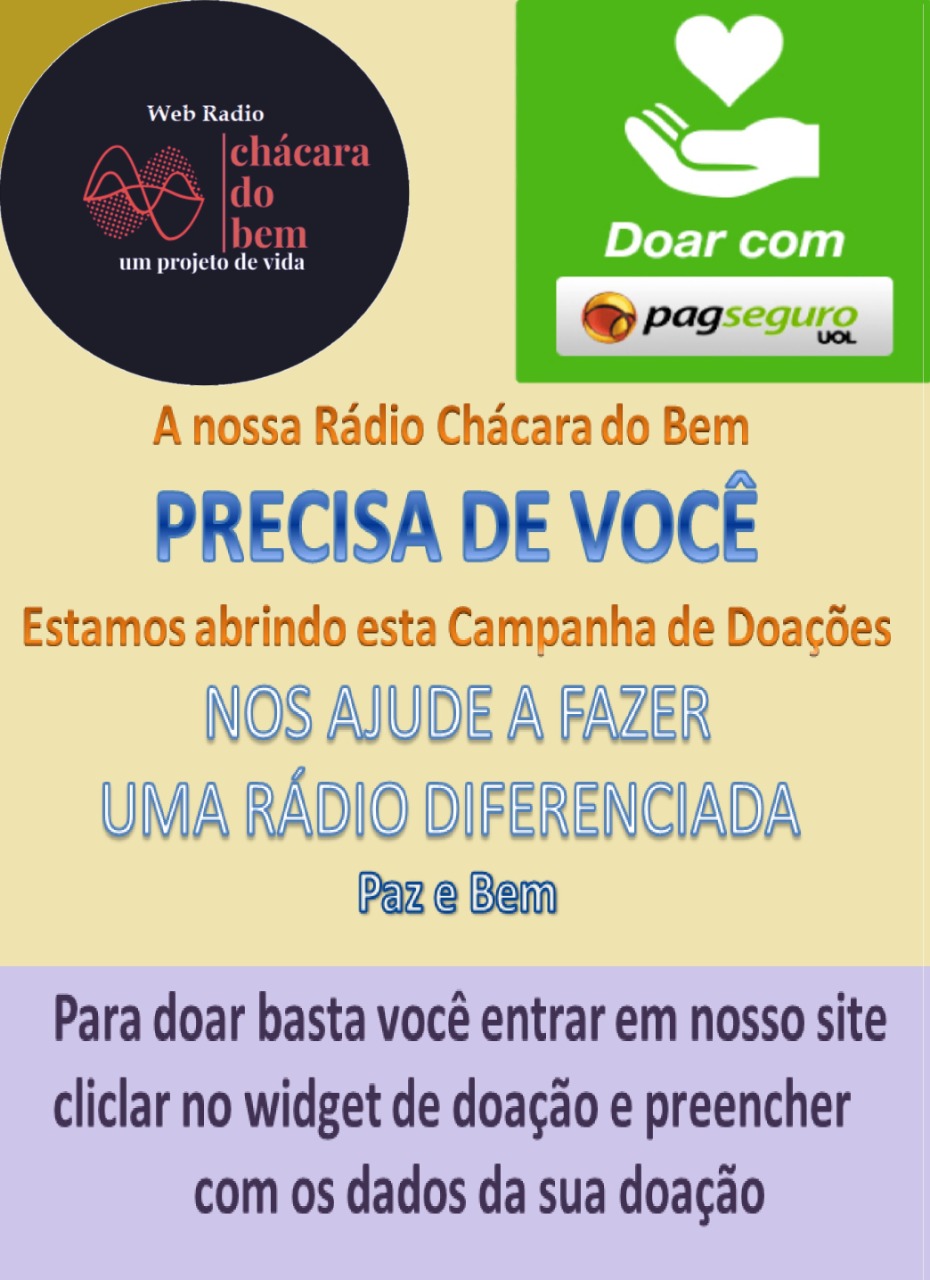 Campanha de Doação da Webradio Chácara do Bem
